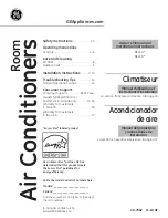 GE AEL18DP Owner'S Manual And Installation Instructions preview