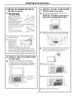 Preview for 12 page of GE AEL18DP Owner'S Manual And Installation Instructions