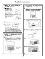 Preview for 12 page of GE AEL24 Owner'S Manual And Installation Instructions