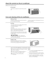 Предварительный просмотр 6 страницы GE AEL24DQL1 Owner'S Manual And Installation Instructions