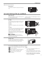 Предварительный просмотр 7 страницы GE AEM0 LX Series Owner'S Manual And Installation Instructions