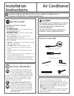 Предварительный просмотр 8 страницы GE AEM0 LX Series Owner'S Manual And Installation Instructions