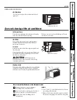 Предварительный просмотр 7 страницы GE AEM05 Series Owner'S Manual And Installation Instructions