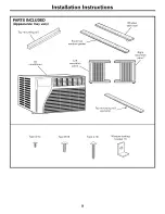 Предварительный просмотр 9 страницы GE AEM05LM Owner'S Manual And Installation Instructions