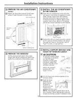 Preview for 11 page of GE AEM05LM Owner'S Manual And Installation Instructions