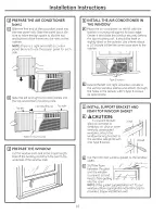 Preview for 10 page of GE AEM05LSW1 Owner'S Manual And Installation Instructions