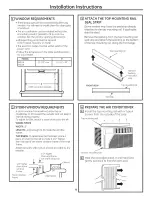 Preview for 9 page of GE AEM06LSQ1 Owner'S Manual And Installation Instructions