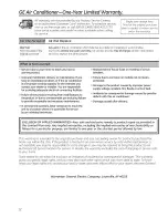 Preview for 12 page of GE AEM06LSQ1 Owner'S Manual And Installation Instructions