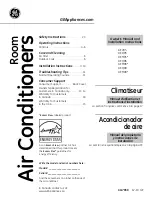 Preview for 1 page of GE AEM08LQ Owner'S Manual & Installation Instructions