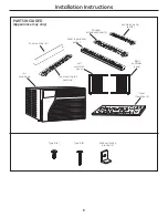 Preview for 8 page of GE AEM08LV Owner'S Manual And Installation Instructions