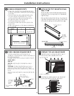 Предварительный просмотр 9 страницы GE AEM08LV Owner'S Manual And Installation Instructions