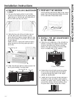 Preview for 11 page of GE AEM08LX Owner'S Manual & Installation Instructions