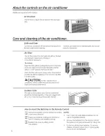 Preview for 6 page of GE AEM10ASH1 Owner'S Manual And Installation Instructions