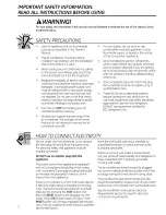 Preview for 2 page of GE AEM12AP Owner'S Manual And Installation Instructions
