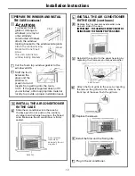 Preview for 12 page of GE AEM14AQ Owner'S Manual & Installation Instructions