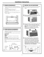 Предварительный просмотр 9 страницы GE AEM18DQQ1 Owner'S Manual And Installation Instructions