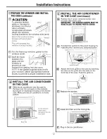 Предварительный просмотр 12 страницы GE AEM18DQQ1 Owner'S Manual And Installation Instructions