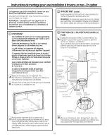 Предварительный просмотр 31 страницы GE AEM18DQQ1 Owner'S Manual And Installation Instructions