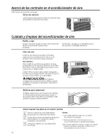 Предварительный просмотр 42 страницы GE AEM18DQQ1 Owner'S Manual And Installation Instructions