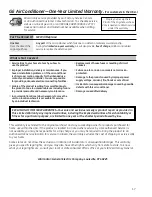 Preview for 17 page of GE AEM24DQ Owner'S Manual & Installation Instructions