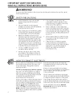 Preview for 2 page of GE AEM24DX Owner'S Manual And Installation Instructions