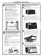 Предварительный просмотр 9 страницы GE AEN08LS Owner'S Manual And Installation Instructions