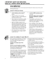 Preview for 2 page of GE AEN10 Series Owner'S Manual & Installation Instructions