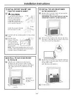 Preview for 12 page of GE AEN10 Series Owner'S Manual & Installation Instructions