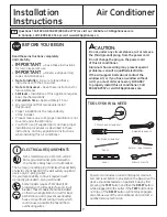 Preview for 7 page of GE AEN10 Series Owner'S Manual And Installation Instructions