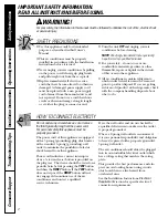 Предварительный просмотр 2 страницы GE AEN10AP Owner'S Manual And Installation Instructions