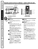 Предварительный просмотр 4 страницы GE AEN10AP Owner'S Manual And Installation Instructions