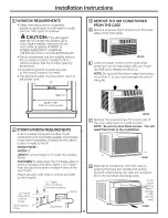 Preview for 9 page of GE AEN12 Series and Owner'S Manual And Installation Instructions