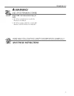 Предварительный просмотр 3 страницы GE AEN12 Series Owner'S Manual And Installation Instructions