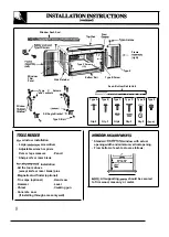 Preview for 8 page of GE AEP23 Use And Care & Installation Manual