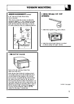 Preview for 9 page of GE AEP23 Use And Care & Installation Manual