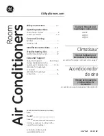 Preview for 1 page of GE AEQ05 Owner'S Manual And Installation Instructions