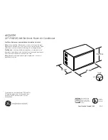 GE AEQ12DM Dimensions And Installation Information предпросмотр