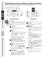 Предварительный просмотр 4 страницы GE AEQ24 Owner'S Manual