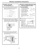 Предварительный просмотр 13 страницы GE AEQ24 Owner'S Manual