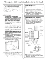 Предварительный просмотр 15 страницы GE AEQ24 Owner'S Manual