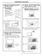 Preview for 12 page of GE AEQ24DQ Owner'S Manual & Installation Instructions