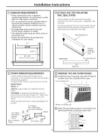 Preview for 8 page of GE AES05 and Owner'S Manual And Installation Instructions