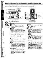 Preview for 4 page of GE AET05 Owner'S Manual And Installation Instructions