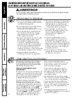 Предварительный просмотр 34 страницы GE AET05 Owner'S Manual And Installation Instructions