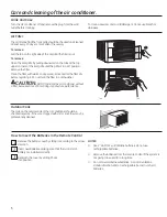Preview for 6 page of GE AEV05LT Owner'S Manual And Installation Instructions