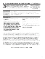 Preview for 13 page of GE AEV05LT Owner'S Manual And Installation Instructions