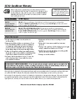 Предварительный просмотр 19 страницы GE AEV24 Owner'S Manual And Installation Instructions