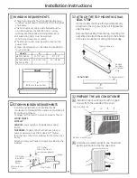 Preview for 9 page of GE AEW05 Owner'S Manual And Installation Instructions