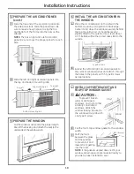 Preview for 10 page of GE AEW05 Owner'S Manual And Installation Instructions