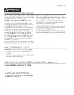 Preview for 3 page of GE AEW06 Series Owner'S Manual And Installation Instructions